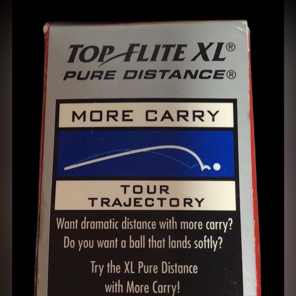 NIB Top‎ Flite XL Pure Distance, More Carry Golf Balls, 2 Sleeves of 3 each - Picture 5 of 6